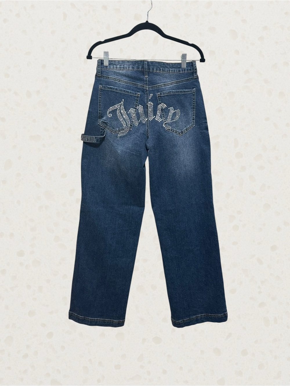 Juicy Couture. Dark Blue Wide-Leg Jeans